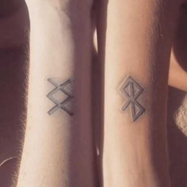 Viking wrist Tattoos for Girls