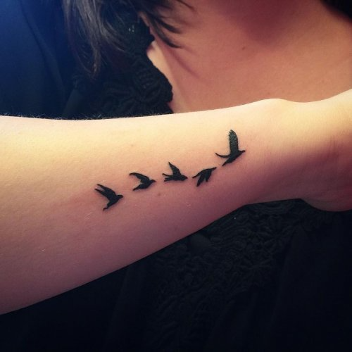 Fly Away Tattoo for Girls